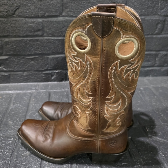 Ariat Men’s Sport Square Toe Western Cowboy Boots - 8.5 D - Picture 3 of 10